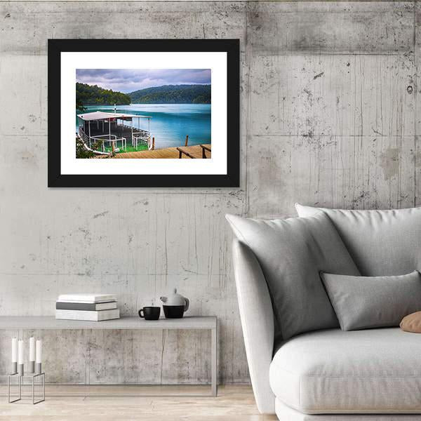 Plitvice Lakes Of Croatia Canvas Wall Art-5 Horizontal-Gallery Wrap-22" x 12"-Tiaracle