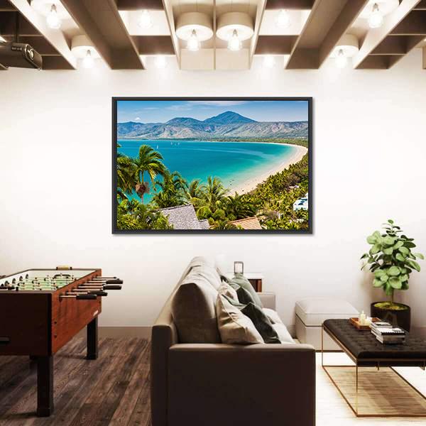 Port Douglas Beach Canvas Wall Art-5 Horizontal-Gallery Wrap-22" x 12"-Tiaracle