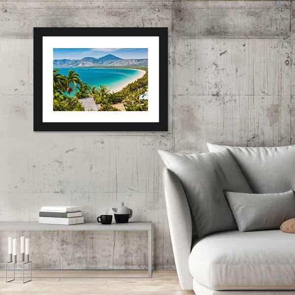 Port Douglas Beach Canvas Wall Art-5 Horizontal-Gallery Wrap-22" x 12"-Tiaracle