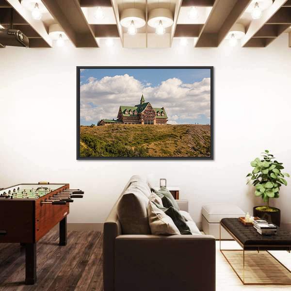 Prince Of Wales Hotel In Canada Canvas Wall Art-3 Horizontal-Gallery Wrap-25" x 16"-Tiaracle