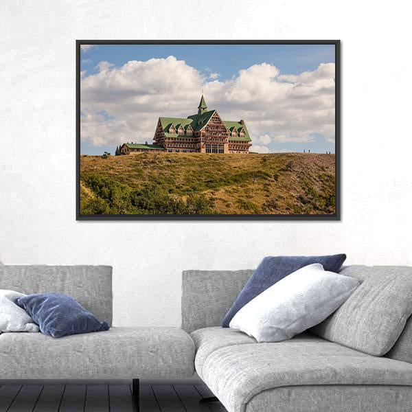 Prince Of Wales Hotel In Canada Canvas Wall Art-3 Horizontal-Gallery Wrap-25" x 16"-Tiaracle