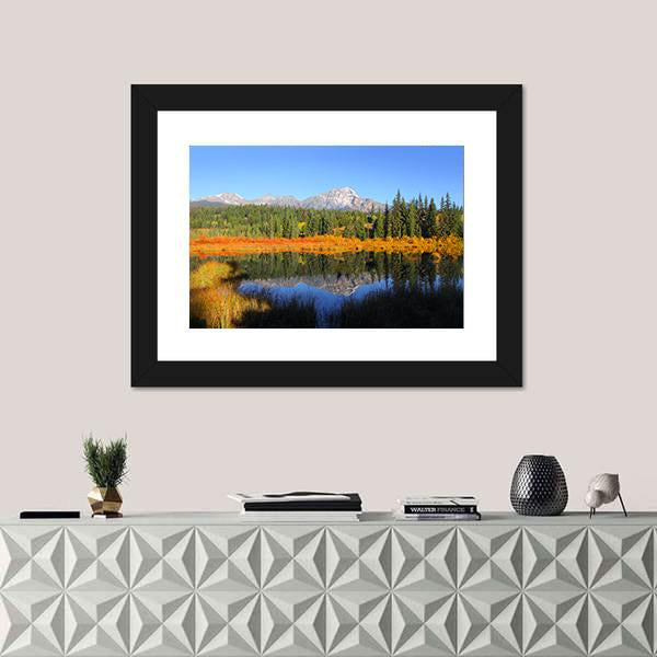 Pyramid Lake Canvas Wall Art-1 Piece-Framed Print-20" x 16"-Tiaracle