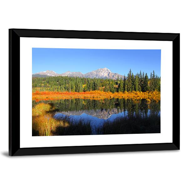 Pyramid Lake Canvas Wall Art-3 Horizontal-Gallery Wrap-25" x 16"-Tiaracle