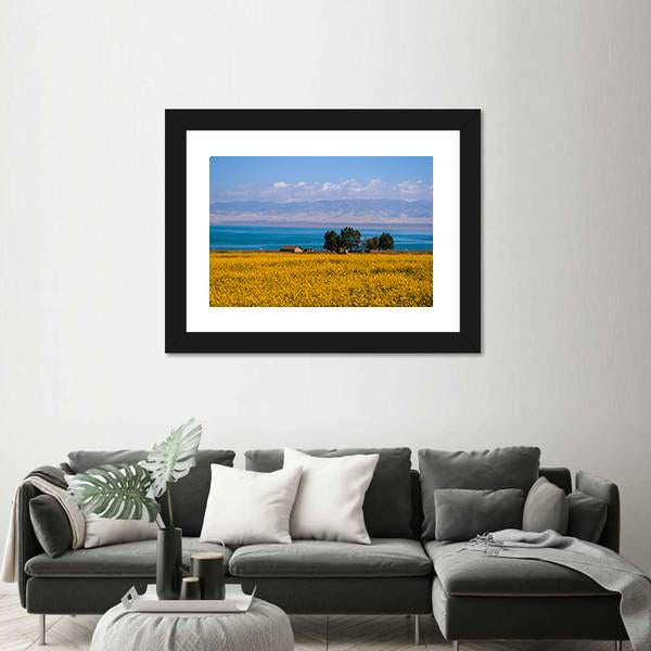 Qinghai Scenery Canvas Wall Art-3 Horizontal-Gallery Wrap-25" x 16"-Tiaracle