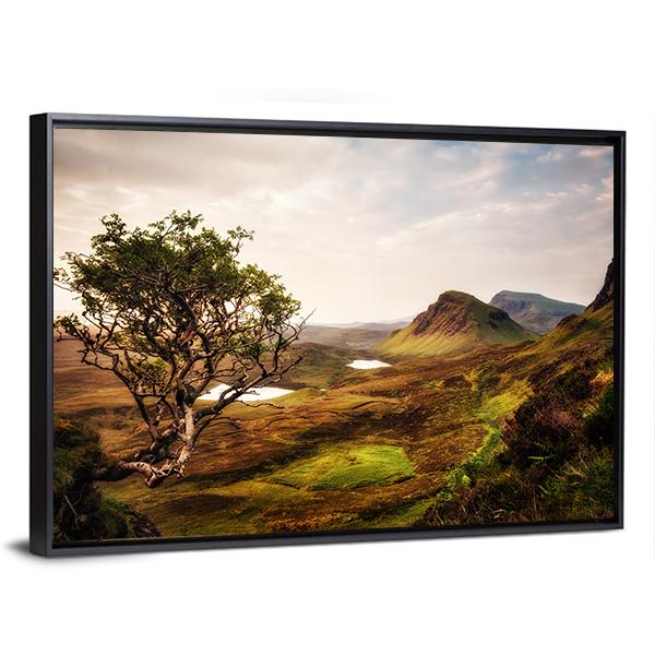 Quiraing Isle Of Skye United Kingdom Canvas Wall Art-3 Horizontal-Gallery Wrap-25" x 16"-Tiaracle