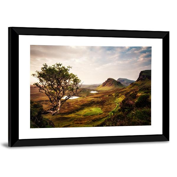 Quiraing Isle Of Skye United Kingdom Canvas Wall Art-3 Horizontal-Gallery Wrap-25" x 16"-Tiaracle