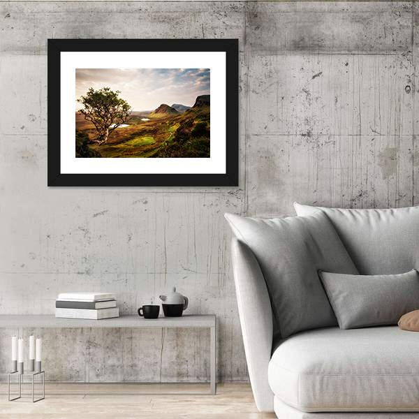 Quiraing Isle Of Skye United Kingdom Canvas Wall Art-3 Horizontal-Gallery Wrap-25" x 16"-Tiaracle