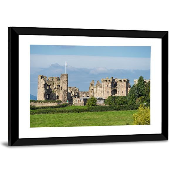 Raglan Castle Canvas Wall Art-3 Horizontal-Gallery Wrap-25" x 16"-Tiaracle