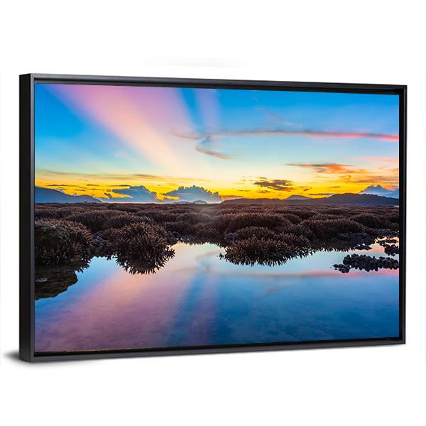 Rawai Beach Phuket Island In Thailand Canvas Wall Art-3 Horizontal-Gallery Wrap-25" x 16"-Tiaracle