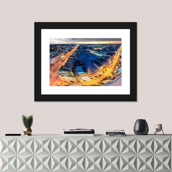 Rayong City In The Eastern Part Of Thailand Canvas Wall Art-1 Piece-Framed Print-20" x 16"-Tiaracle