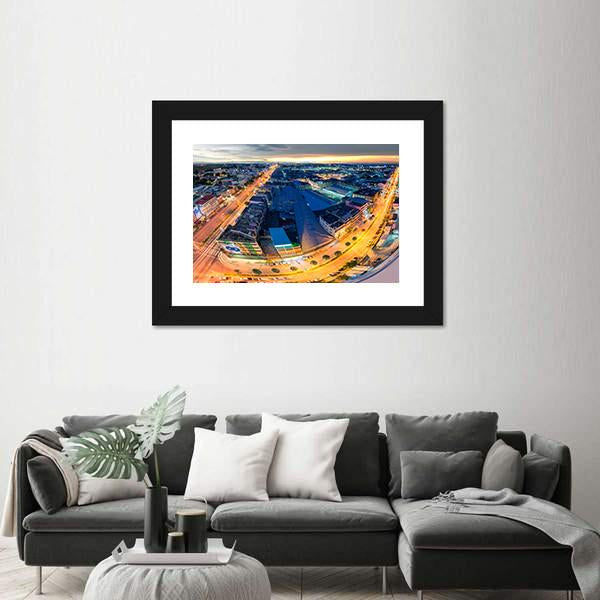 Rayong City In The Eastern Part Of Thailand Canvas Wall Art-3 Horizontal-Gallery Wrap-25" x 16"-Tiaracle