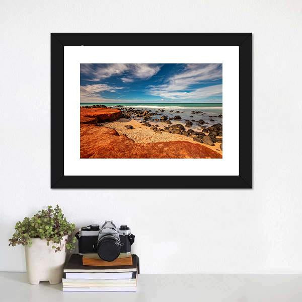 Red Dirt At Baby Beach Canvas Wall Art-5 Horizontal-Gallery Wrap-22" x 12"-Tiaracle