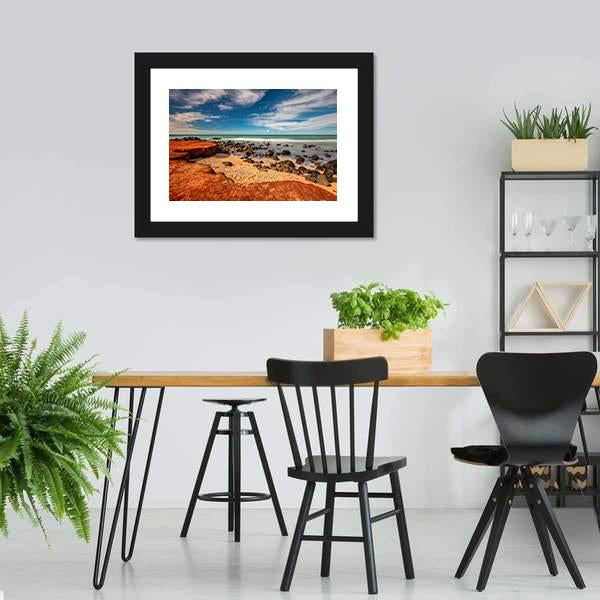 Red Dirt At Baby Beach Canvas Wall Art-5 Horizontal-Gallery Wrap-22" x 12"-Tiaracle