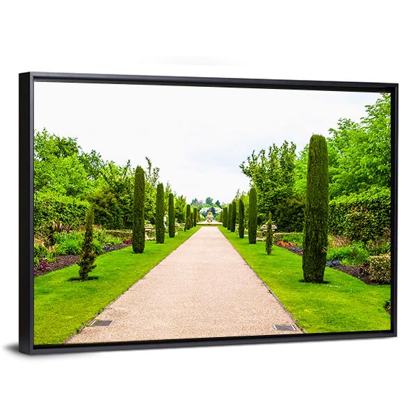 Regent's Park Landscape In London Canvas Wall Art-3 Horizontal-Gallery Wrap-25" x 16"-Tiaracle