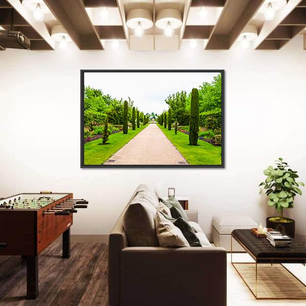 Regent's Park Landscape In London Canvas Wall Art-3 Horizontal-Gallery Wrap-25" x 16"-Tiaracle