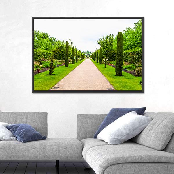 Regent's Park Landscape In London Canvas Wall Art-3 Horizontal-Gallery Wrap-25" x 16"-Tiaracle