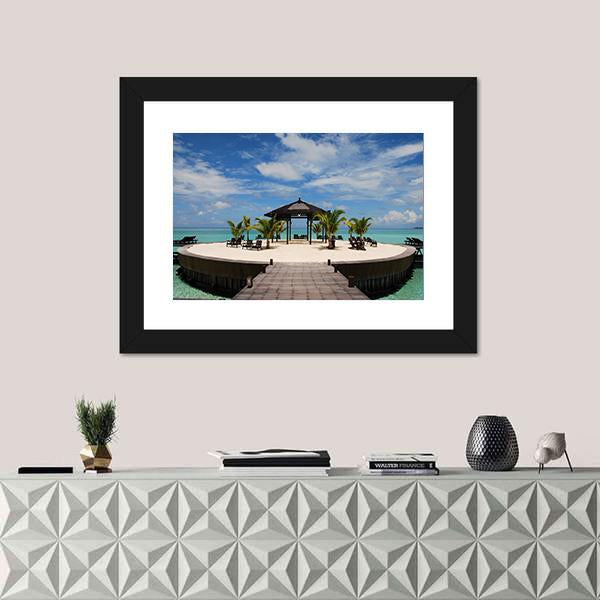 Remote Island In The Celebes Sea Canvas Wall Art-1 Piece-Framed Print-20" x 16"-Tiaracle