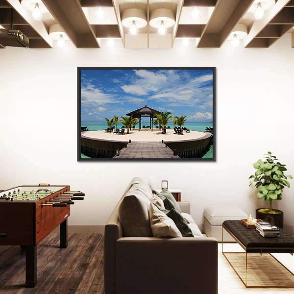 Remote Island In The Celebes Sea Canvas Wall Art-3 Horizontal-Gallery Wrap-25" x 16"-Tiaracle