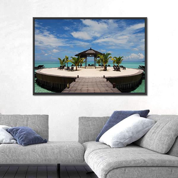 Remote Island In The Celebes Sea Canvas Wall Art-3 Horizontal-Gallery Wrap-25" x 16"-Tiaracle