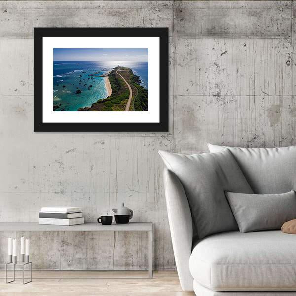 Resort Island Okinawa Miyako Canvas Wall Art-5 Horizontal-Gallery Wrap-22" x 12"-Tiaracle