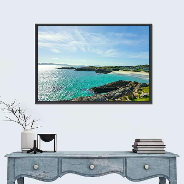 Ring Of Kerry In Ireland Canvas Wall Art-1 Piece-Floating Frame-24" x 16"-Tiaracle