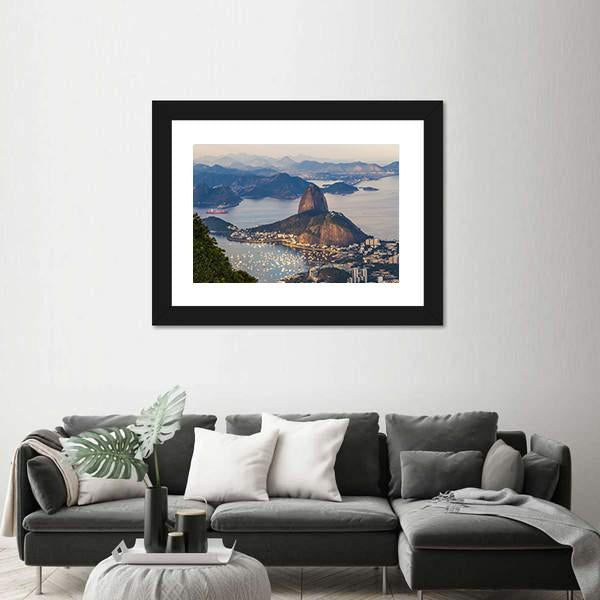 Rio De Janeiro Brazil Canvas Wall Art-5 Horizontal-Gallery Wrap-22" x 12"-Tiaracle