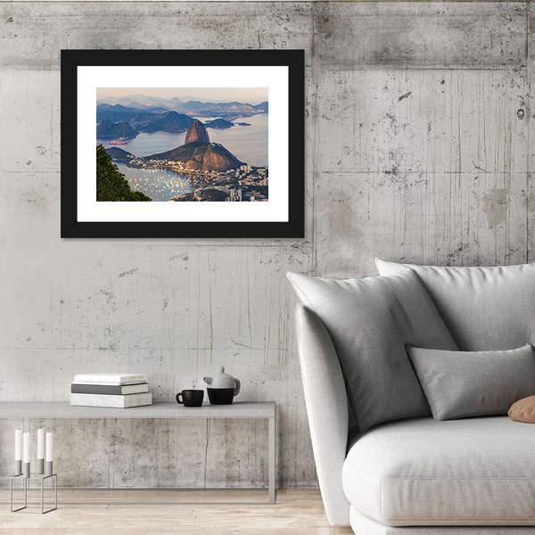 Rio De Janeiro Brazil Canvas Wall Art-5 Horizontal-Gallery Wrap-22" x 12"-Tiaracle