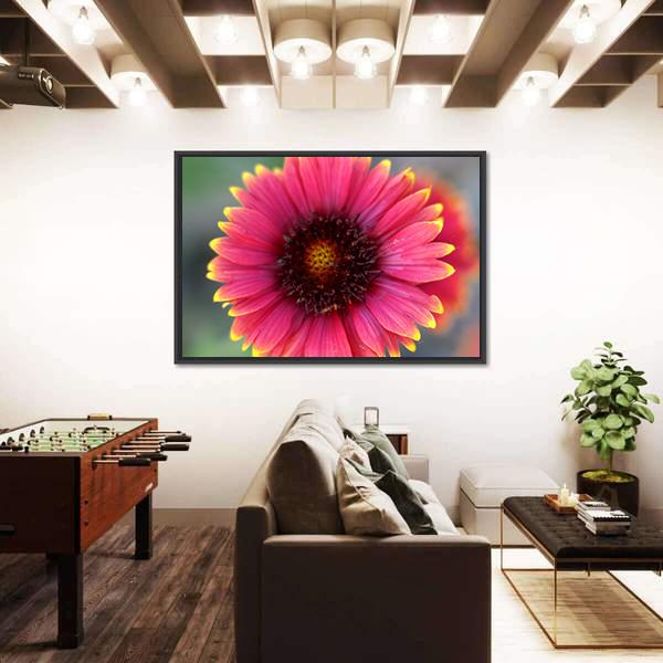 Ripe Red Flower Canvas Wall Art-5 Horizontal-Gallery Wrap-22" x 12"-Tiaracle