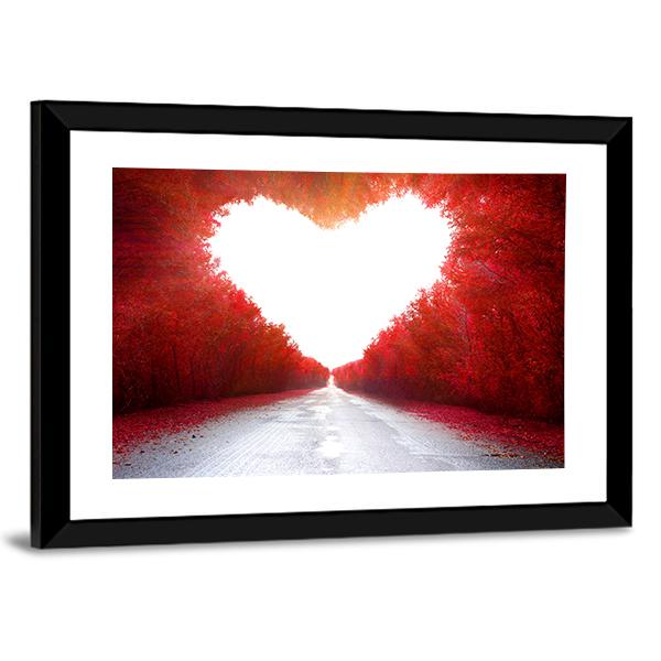 Road To Love Canvas Wall Art-5 Horizontal-Gallery Wrap-22" x 12"-Tiaracle