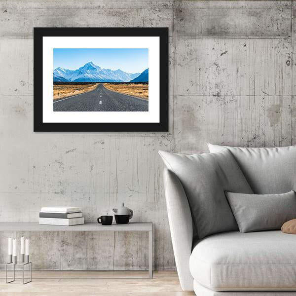 Road To The Mountain Canvas Wall Art-3 Horizontal-Gallery Wrap-25" x 16"-Tiaracle