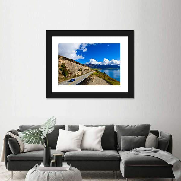 Road Trip In New Zealand Canvas Wall Art-3 Horizontal-Gallery Wrap-25" x 16"-Tiaracle