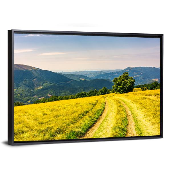Road Winding Down The Plesha Mountain Canvas Wall Art-3 Horizontal-Gallery Wrap-25" x 16"-Tiaracle