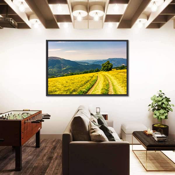 Road Winding Down The Plesha Mountain Canvas Wall Art-3 Horizontal-Gallery Wrap-25" x 16"-Tiaracle