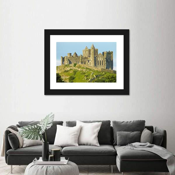 Rock Of Cashel In County Tipperary Canvas Wall Art-5 Horizontal-Gallery Wrap-22" x 12"-Tiaracle