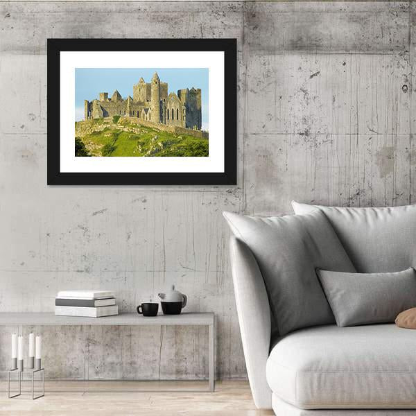 Rock Of Cashel In County Tipperary Canvas Wall Art-5 Horizontal-Gallery Wrap-22" x 12"-Tiaracle