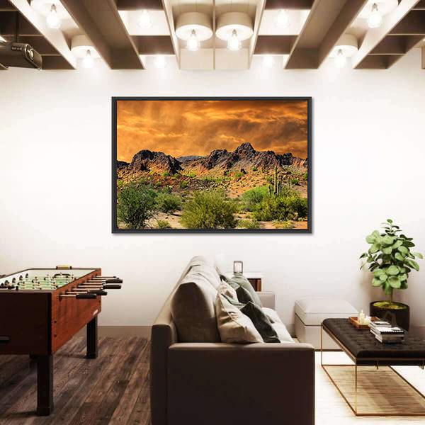 Rocky Mountains Near The Border Of New Mexico Canvas Wall Art-3 Horizontal-Gallery Wrap-25" x 16"-Tiaracle