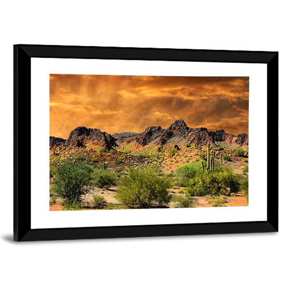 Rocky Mountains Near The Border Of New Mexico Canvas Wall Art-3 Horizontal-Gallery Wrap-25" x 16"-Tiaracle