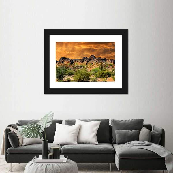 Rocky Mountains Near The Border Of New Mexico Canvas Wall Art-3 Horizontal-Gallery Wrap-25" x 16"-Tiaracle