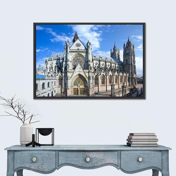 Roman Catholic Church Canvas Wall Art-1 Piece-Floating Frame-24" x 16"-Tiaracle