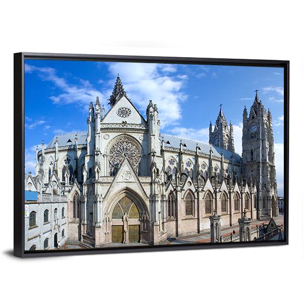 Roman Catholic Church Canvas Wall Art-3 Horizontal-Gallery Wrap-25" x 16"-Tiaracle