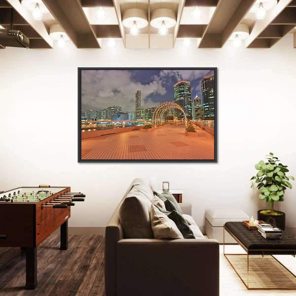 Roof Garden At China Ferry Terminal Canvas Wall Art-5 Horizontal-Gallery Wrap-22" x 12"-Tiaracle