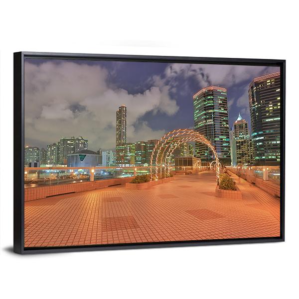 Roof Garden At China Ferry Terminal Canvas Wall Art-5 Horizontal-Gallery Wrap-22" x 12"-Tiaracle