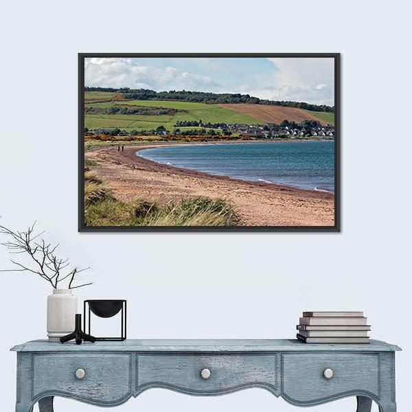 Rosemarkie Bay Canvas Wall Art-5 Horizontal-Gallery Wrap-22" x 12"-Tiaracle