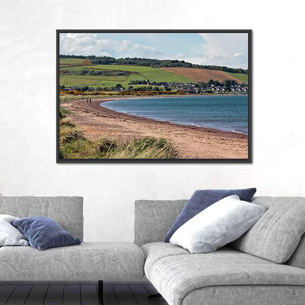Rosemarkie Bay Canvas Wall Art-5 Horizontal-Gallery Wrap-22" x 12"-Tiaracle