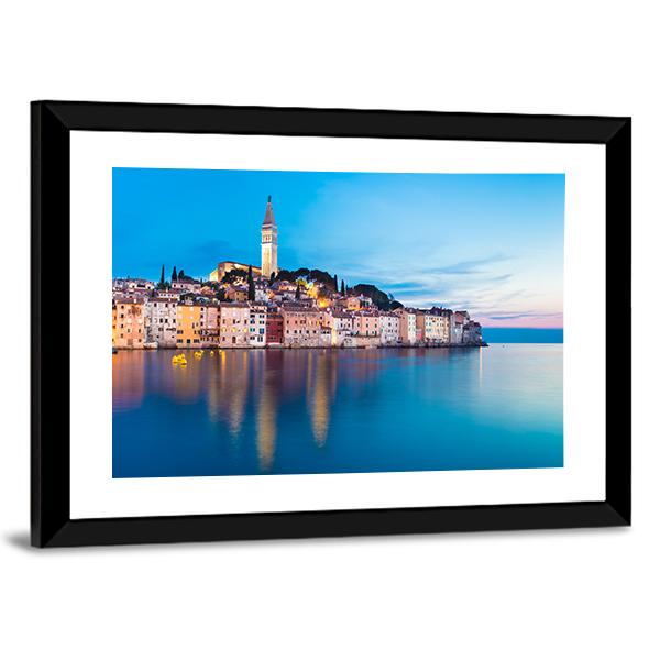 Rovinj City In Croatia Canvas Wall Art-5 Horizontal-Gallery Wrap-22" x 12"-Tiaracle