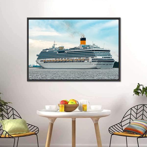 Royal Cruise Canvas Wall Art-1 Piece-Floating Frame-24" x 16"-Tiaracle