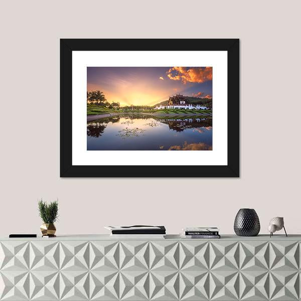 Royal Flora Ratchaphruek Park Canvas Wall Art-5 Horizontal-Gallery Wrap-22" x 12"-Tiaracle