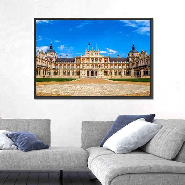 Royal Palace Of Aranjuez Canvas Wall Art-5 Horizontal-Gallery Wrap-22" x 12"-Tiaracle