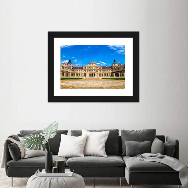 Royal Palace Of Aranjuez Canvas Wall Art-5 Horizontal-Gallery Wrap-22" x 12"-Tiaracle