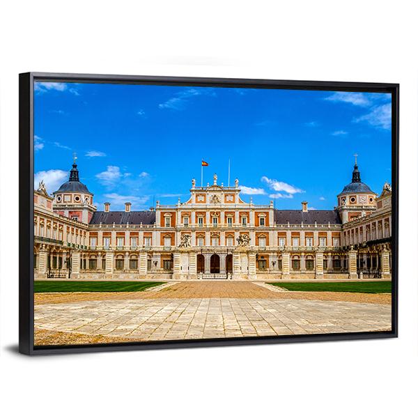 Royal Palace Of Aranjuez Canvas Wall Art-5 Horizontal-Gallery Wrap-22" x 12"-Tiaracle